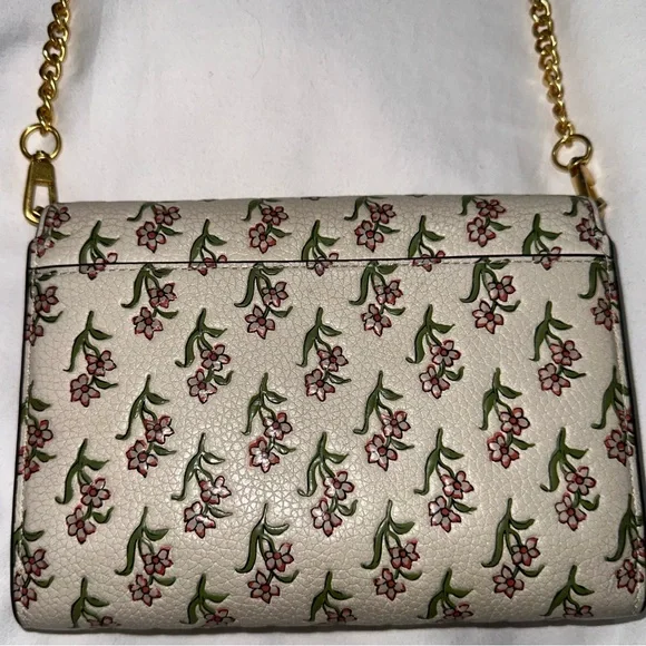 Tory Burch Floral Chain Wallet - Picture 5 of 6